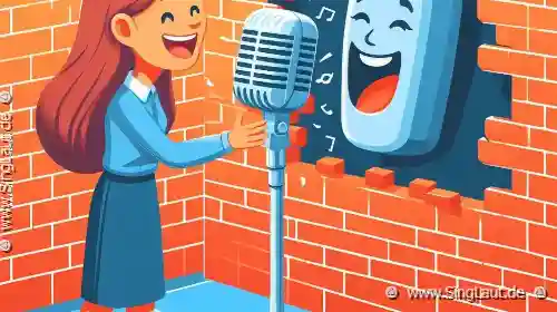 Wie man eine Wand zur Korrektur der Gesangshaltung nutzt