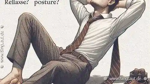 Entspannte Haltung ? Zusammengesunkene Haltung