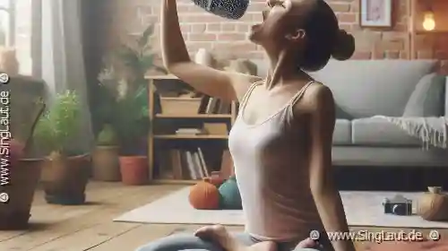 Stimme als Yoga-Pose