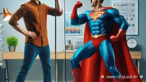 Warum das Stehen wie ein Superheld deine Stimme verbessert