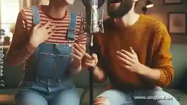 Wie Paare, die zusammen singen, zusammenbleiben