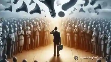 Die Gefahren der bedingungslosen Teilnahme an Gruppenäußerungen.