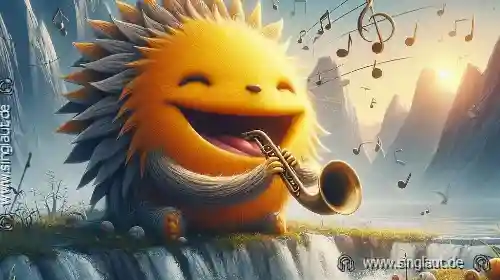 Wachse nicht aus deinem fröhlichen Klang heraus