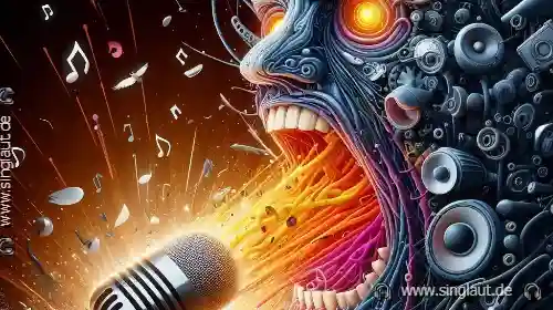 Wenn deine Stimme durch kreative Zerstörung entsteht