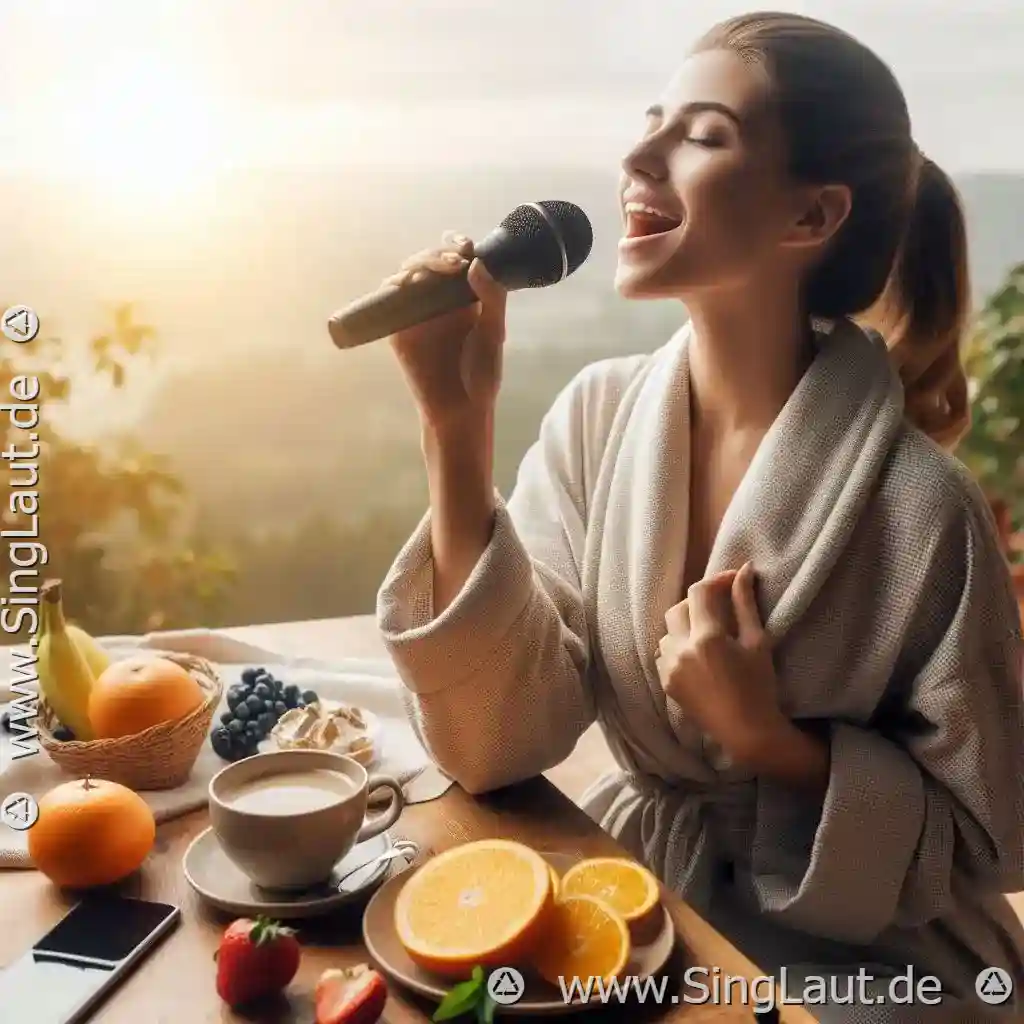 Sanfte Stimmübungen für das morgendliche Singen