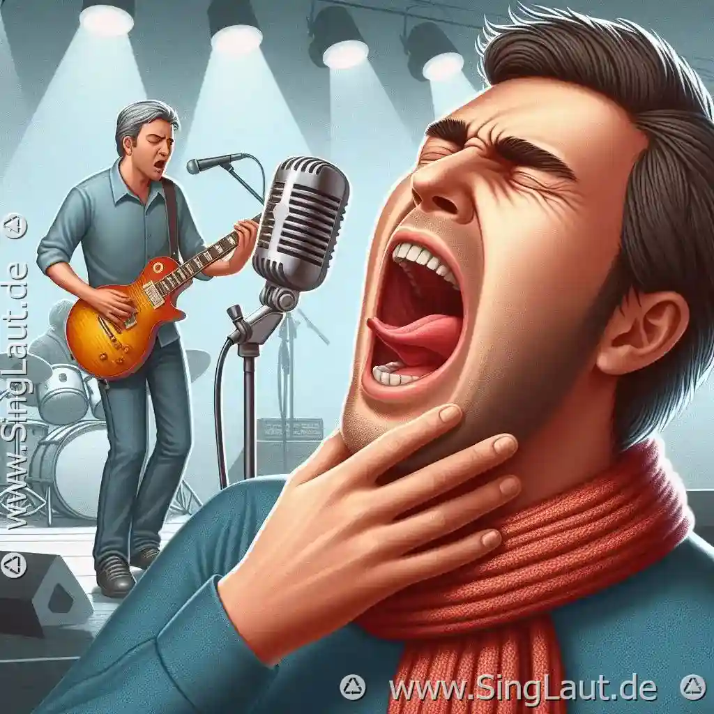 Wie man einen entzündeten Hals vor einem Auftritt beruhigt