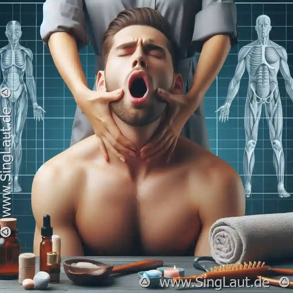 Wie man Massage bei spannungsbedingten Stimmschmerzen einsetzt