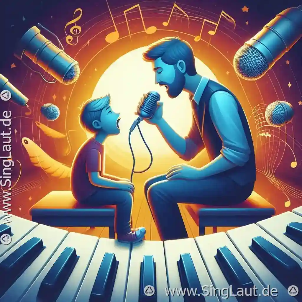 Wie man mit einem Klavier Stimmvibrationen spürt