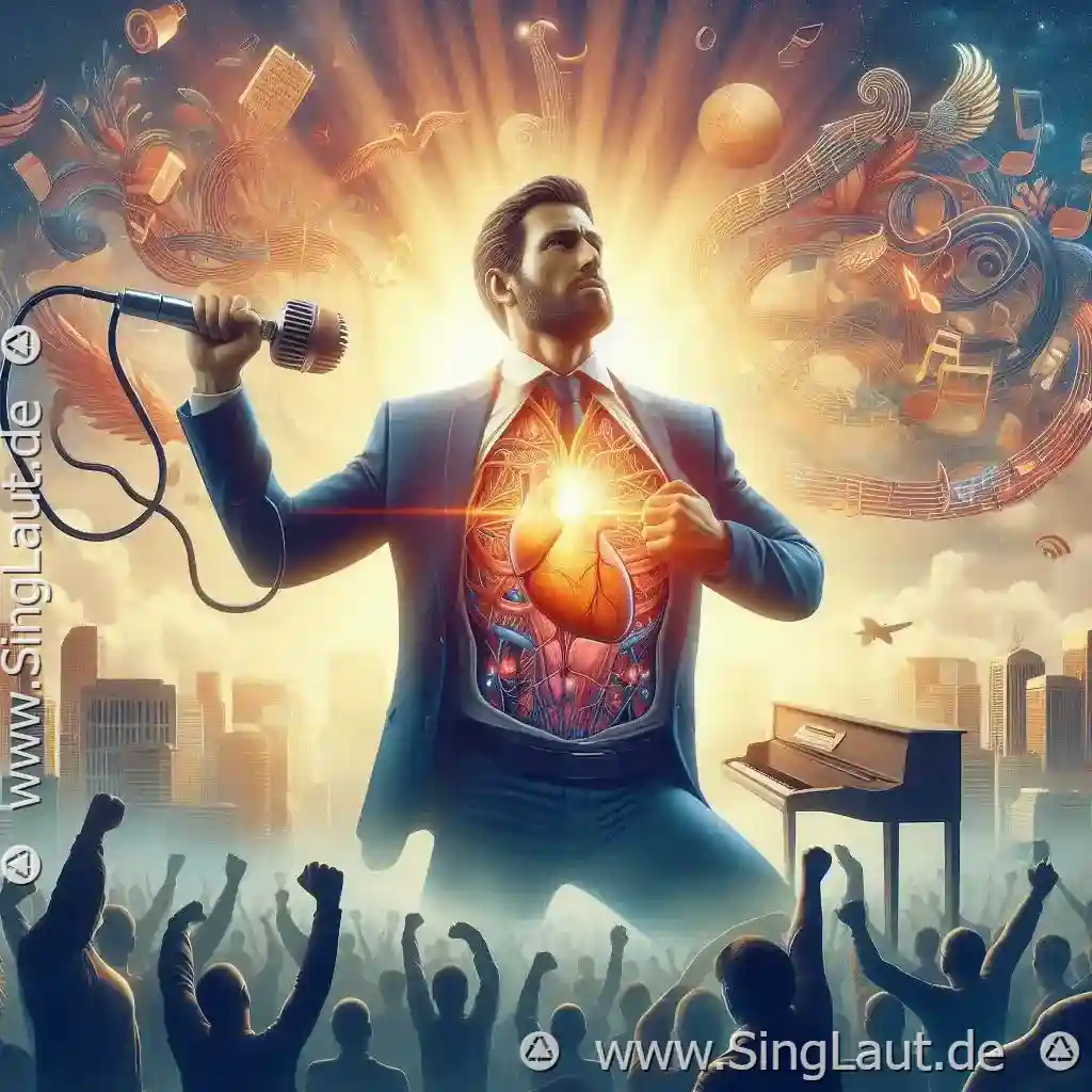 Stimme heben durch Brustheben