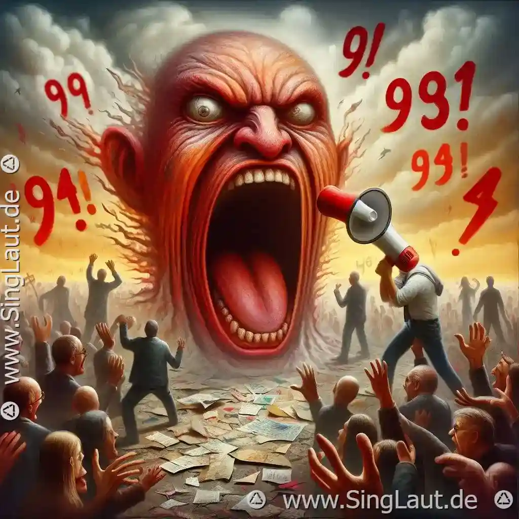 Wut und die zerrissene Stimme