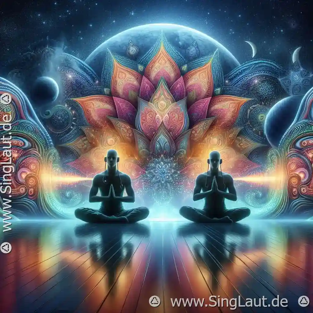 Klang in stillen Yoga-Übungen