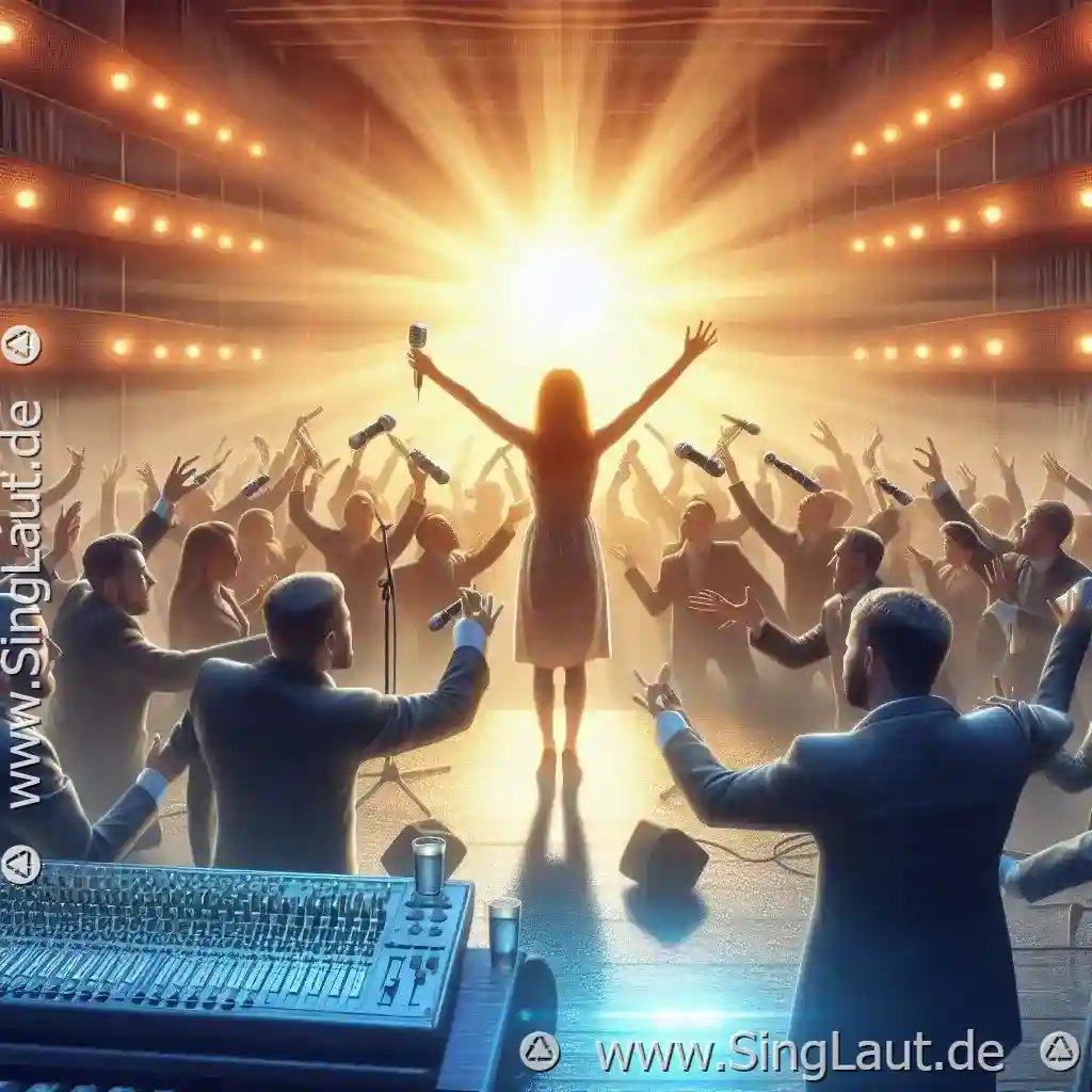 Das Vorauftrittsritual professioneller Sänger