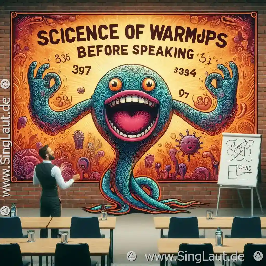 Die Wissenschaft des Aufwärmens vor dem Sprechen