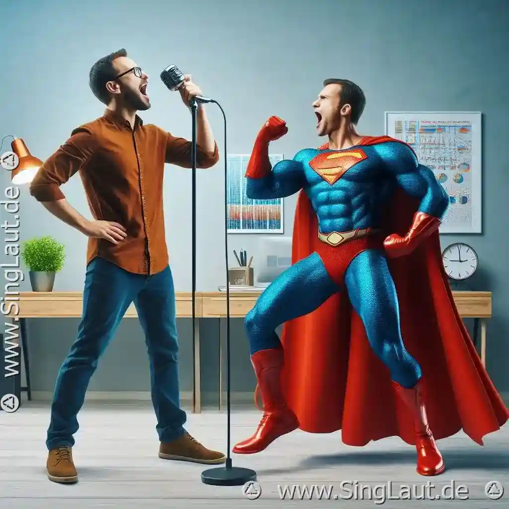 Warum das Stehen wie ein Superheld deine Stimme verbessert