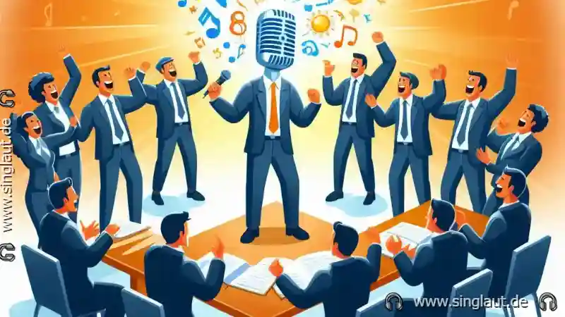 Wie Konflikte am Arbeitsplatz durch gemeinsames Singen abnehmen