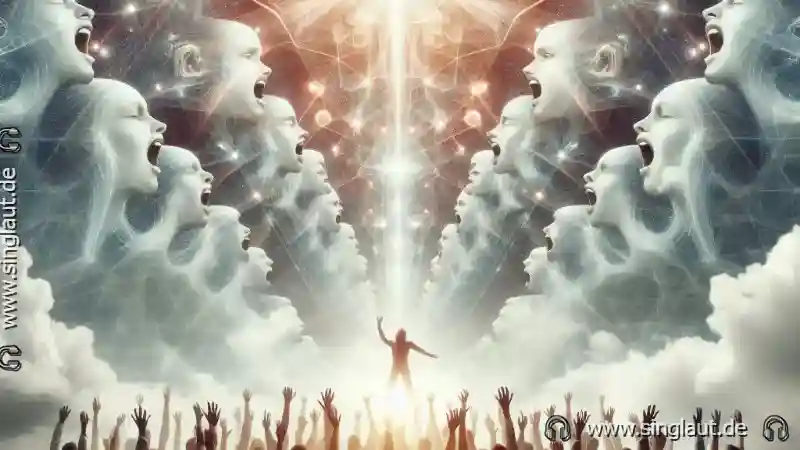 Die Illusion der Transzendenz durch Gruppenvokalisierung.