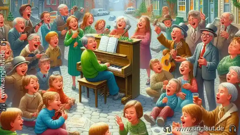 Die verlorene Tradition der Singspiele der Nachbarskinder