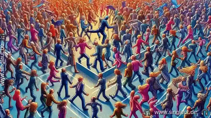 Das Paradox des kollektiven Ausdrucks: Individualität geht in der Masse verloren.
