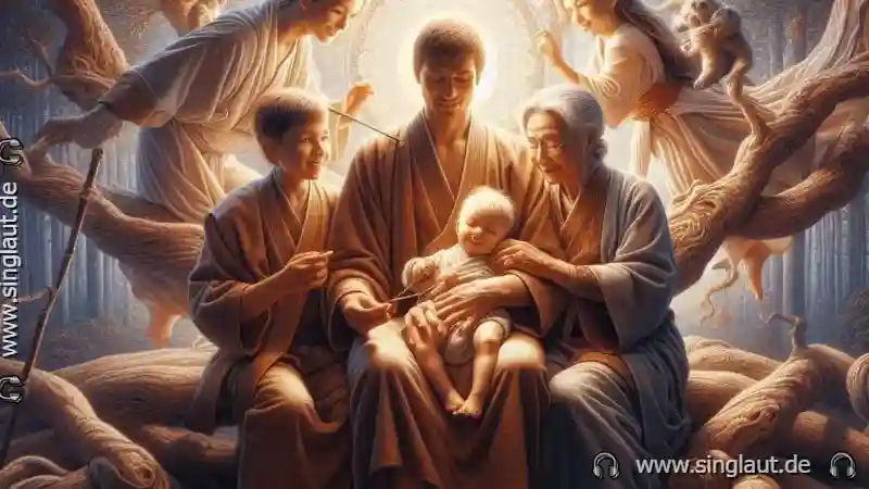 Die Reinheit ungeübter Familienharmonie