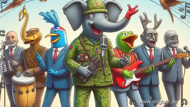 Die überraschende Rolle des Humors in Konfliktliedern