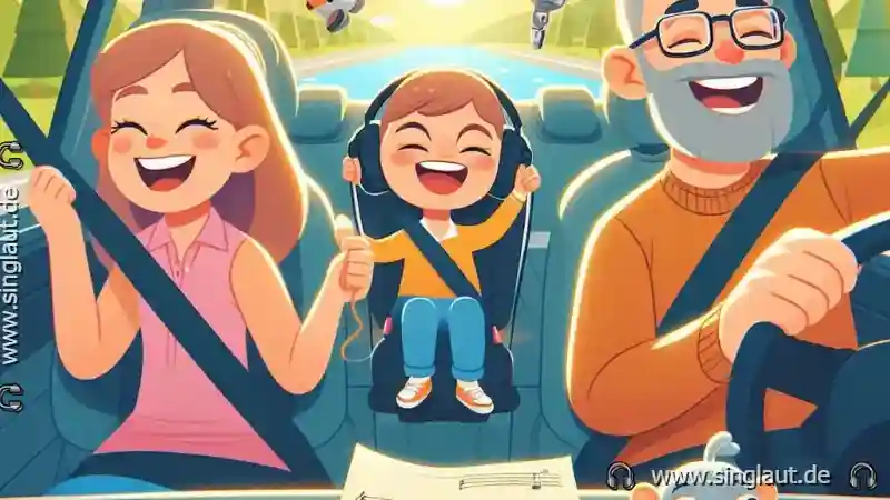 Warum Autofahrten mit gemeinsamen Singen in der Familie schöner sind