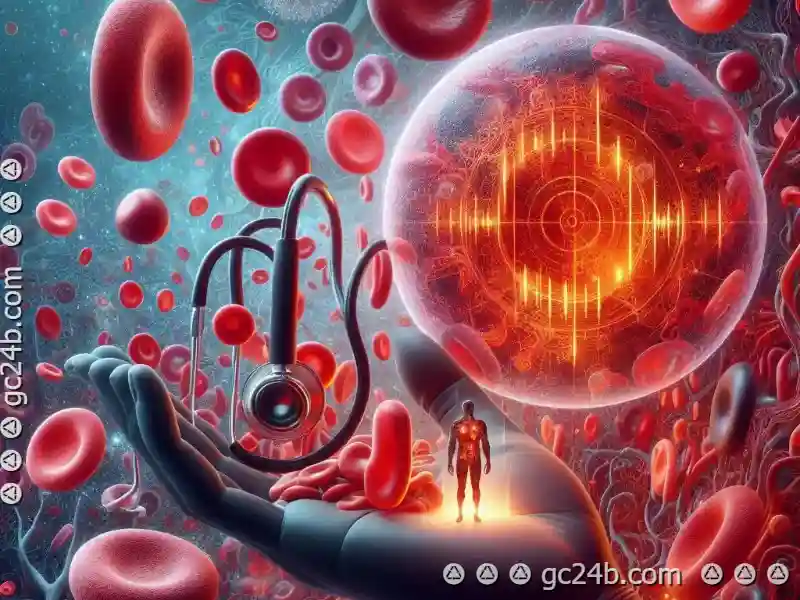 Blutzellen und akustische Stimulation