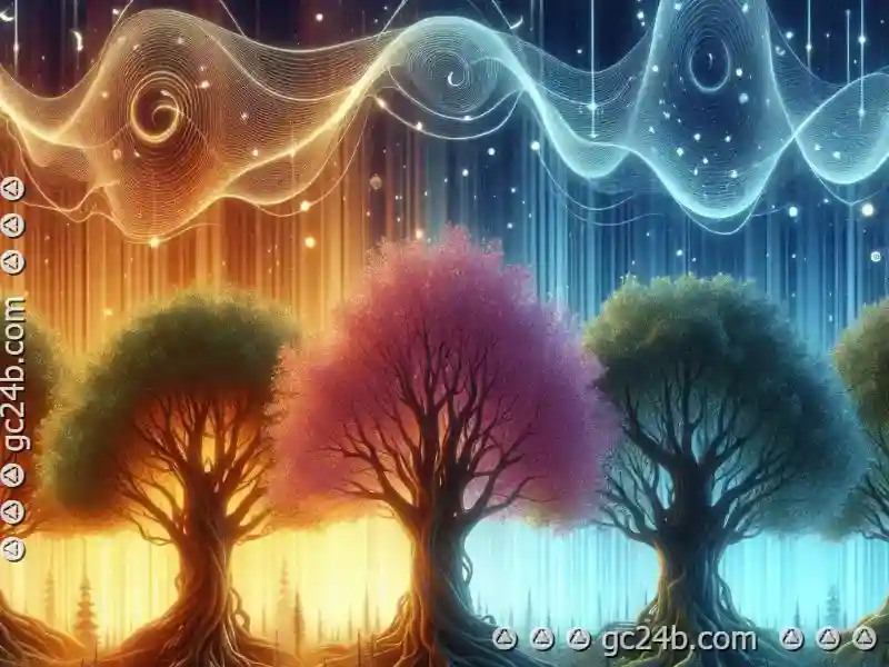 Senden verschiedene Bäume unterschiedliche Frequenzen aus?