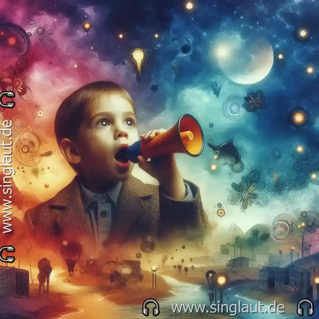 Wie die kindliche Stimme Staunen und Neugier ausdrückt