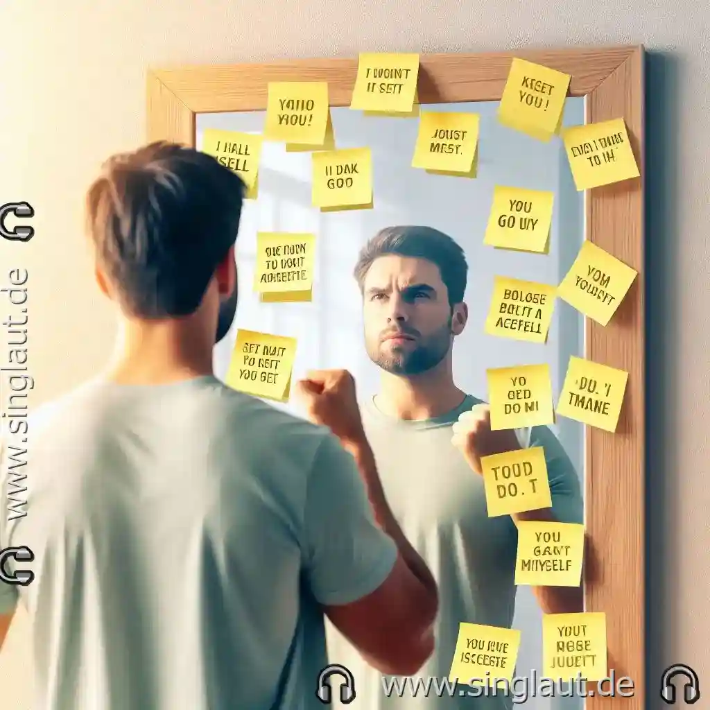 Ich rede mir Mut ein