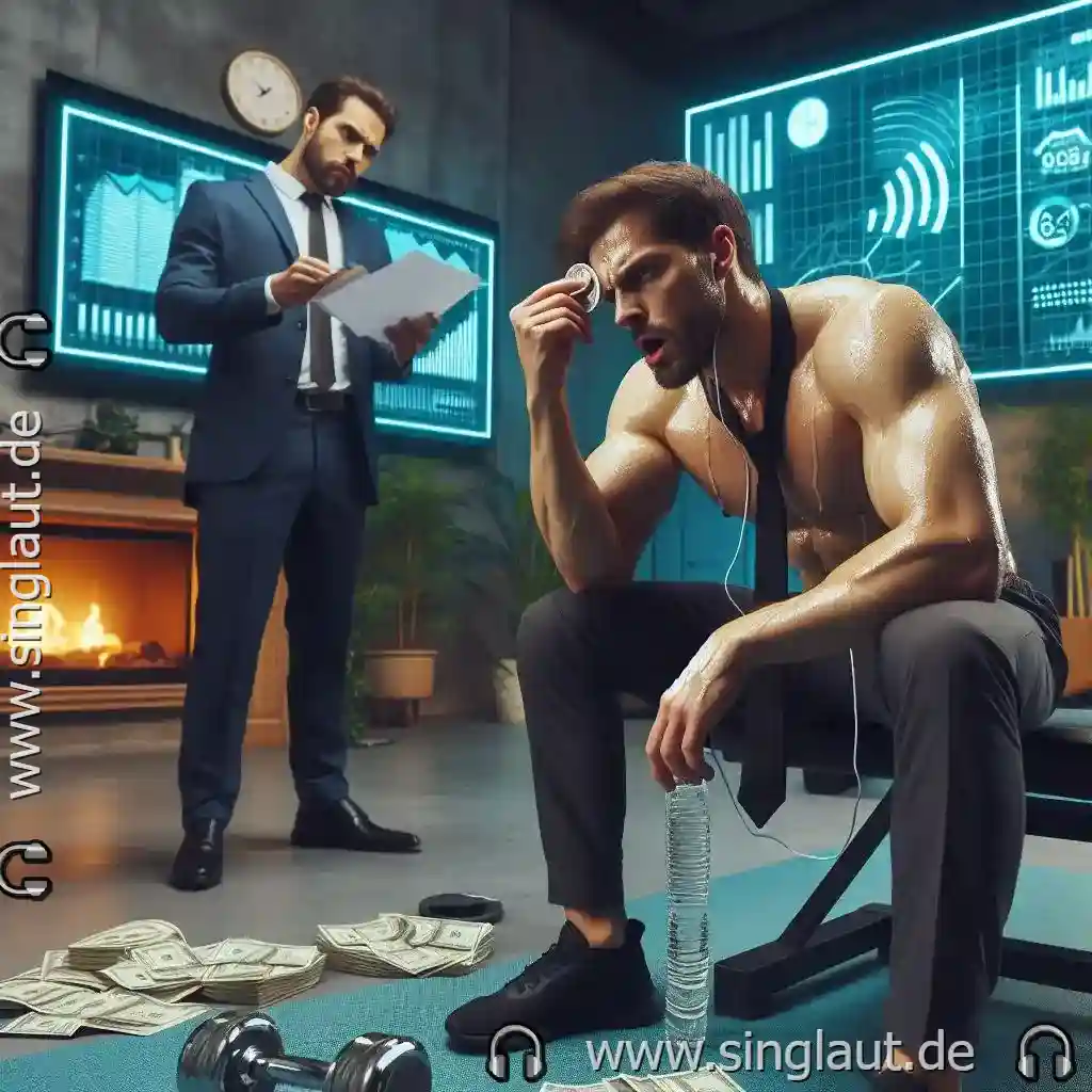 Die Erschöpfung des Auftretens Selbstvertrauen, das man nicht spürt