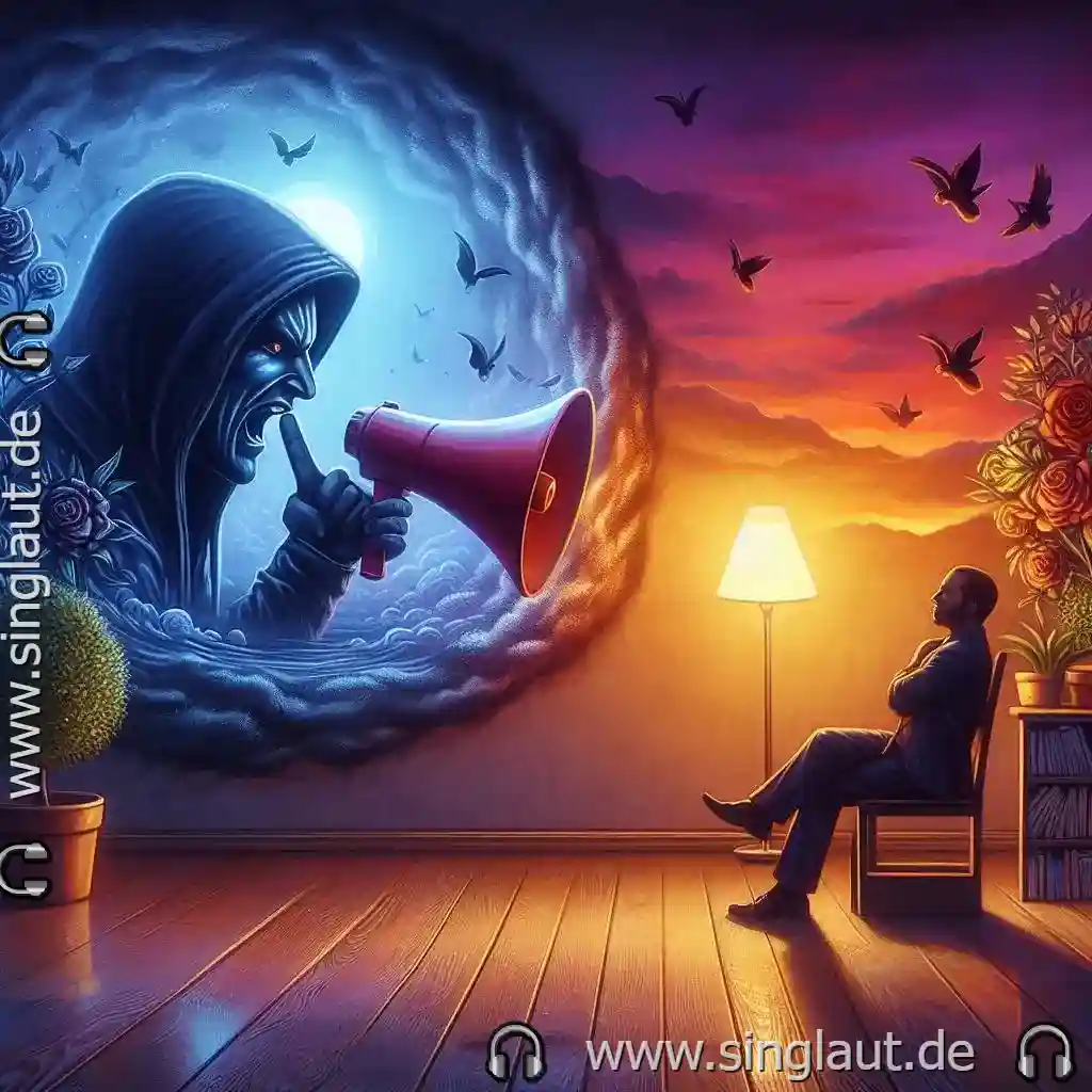 Wenn negative Selbstgespräche deine wahre Stimme zum Schweigen bringen